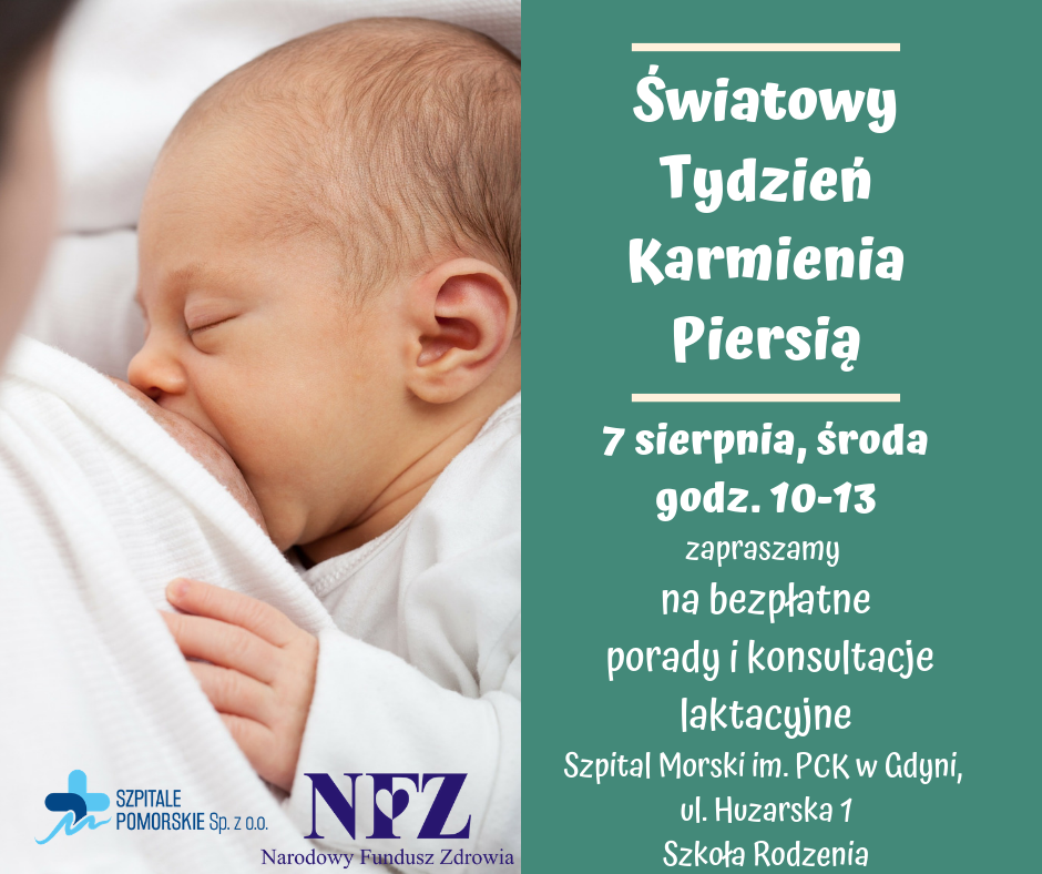 Szpitale Pomorskie i Pomorski Oddział NFZ zapraszają mamy na bezpłatne konsultacje i porady laktacyjne