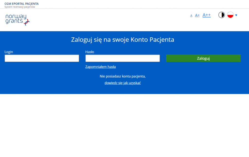 Nowa Strona E-portalu Pacjenta