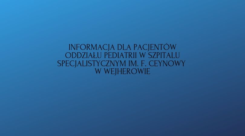 INFORMACJA O PRACACH REMONTOWYCH