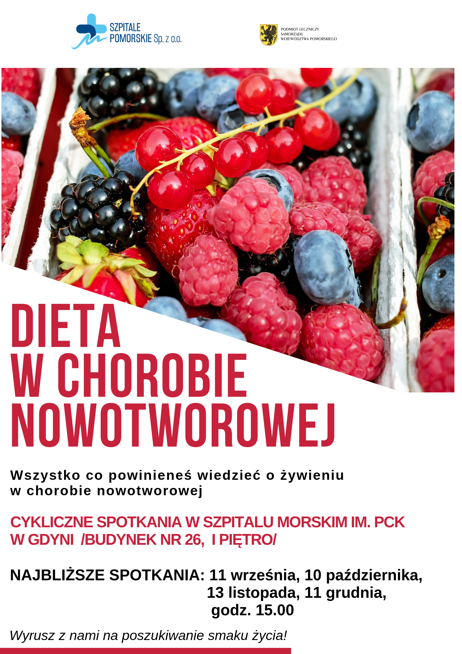 Dieta w chorobie nowotworowej Szpitale Pomorskie Sp. z o.o.