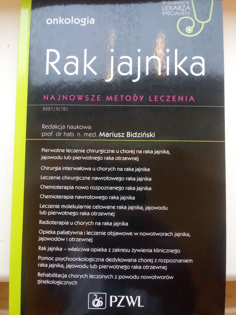 Publikacja o raku jajnika autorstwa naszych lekarzy